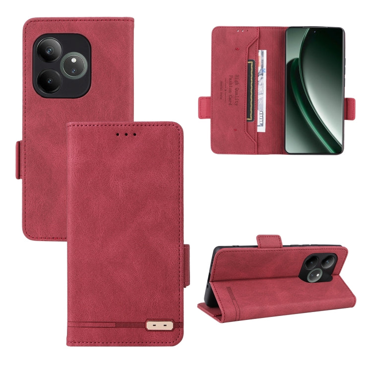 Custodia per telefono in pelle con chiusura magnetica, For Realme C75 4G, For Realme CT7 Pro, For Realme 13 Pro / 13 Pro+, For Realme GT 6 / GT 6T
