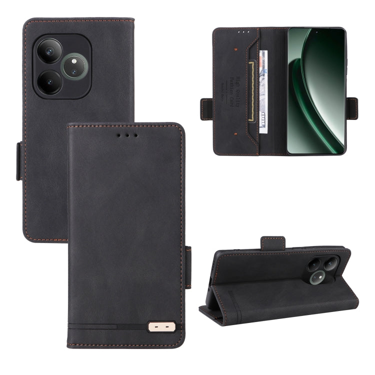 Custodia per telefono in pelle con chiusura magnetica, For Realme GT Neo6 / GT Neo6 SE, For Realme C63 / C61, For Realme GT5 5G, For Realme C53 4G / Narzo N53 4G