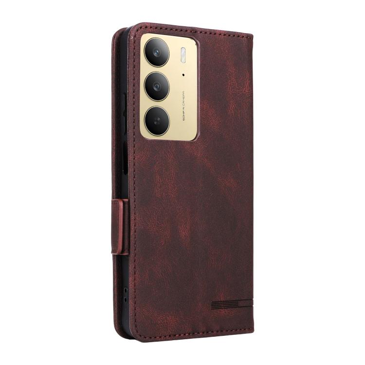 Custodia per telefono in pelle con chiusura magnetica, For Realme C75 4G, For Realme CT7 Pro, For Realme 13 Pro / 13 Pro+, For Realme GT 6 / GT 6T