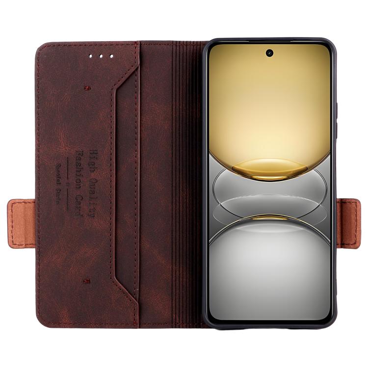 Custodia per telefono in pelle con chiusura magnetica, For Realme C75 4G, For Realme CT7 Pro, For Realme 13 Pro / 13 Pro+, For Realme GT 6 / GT 6T