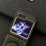 Custodia magnetica per telefono PU Magsafe Texture Crazy Horse, For Samsung Galaxy Z Flip5