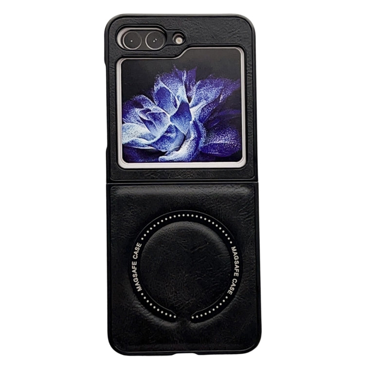 Custodia magnetica per telefono PU Magsafe Texture Crazy Horse, For Samsung Galaxy Z Flip5