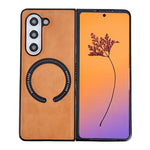 Custodia magnetica per telefono PU Magsafe Texture Crazy Horse, For Galaxy Z Fold8 Ultra 5G, For Galaxy Z Flip8 5G, For Samsung Galaxy Z Flip7 5G, For Samsung Galaxy Z Fold5