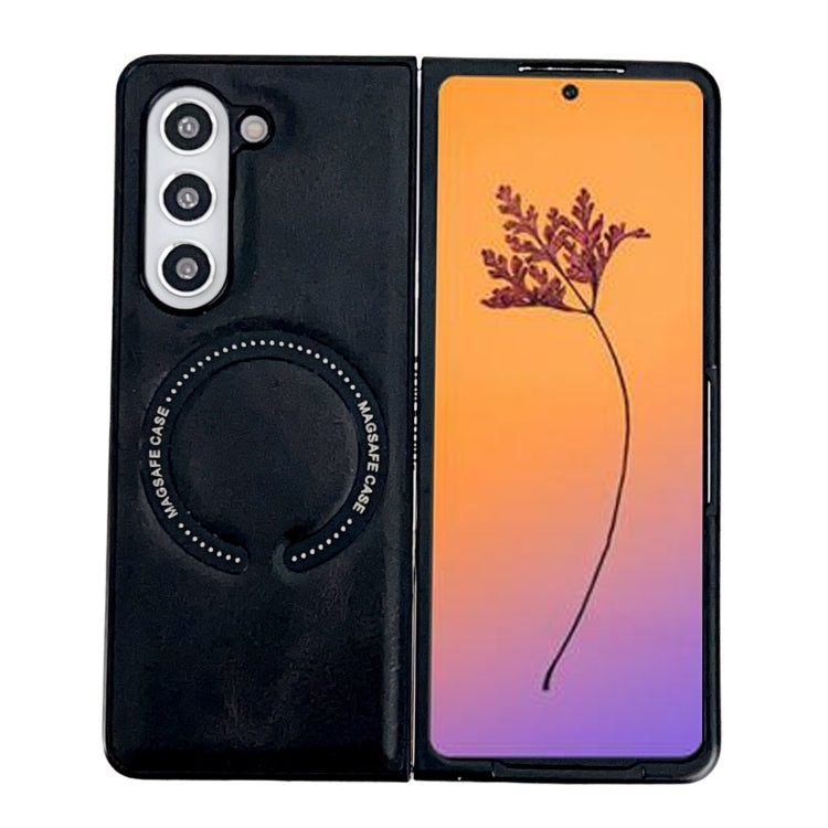 Custodia magnetica per telefono PU Magsafe Texture Crazy Horse, For Galaxy Z Fold8 Ultra 5G, For Galaxy Z Flip8 5G, For Samsung Galaxy Z Flip7 5G, For Samsung Galaxy Z Fold5