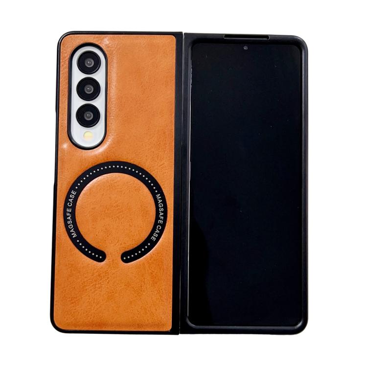Custodia magnetica per telefono PU Magsafe Texture Crazy Horse, For Galaxy Z Fold8 Ultra 5G, For Galaxy Z Flip8 5G, For Samsung Galaxy Z Flip7 5G, For Samsung Galaxy Z Fold5