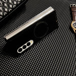 Custodia magnetica per telefono PU Magsafe Texture Crazy Horse, For Galaxy Z Fold8 Ultra 5G, For Galaxy Z Flip8 5G, For Samsung Galaxy Z Flip7 5G, For Samsung Galaxy Z Fold5
