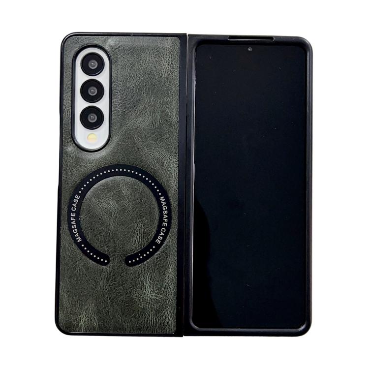 Custodia magnetica per telefono PU Magsafe Texture Crazy Horse, For Galaxy Z Fold8 Ultra 5G, For Galaxy Z Flip8 5G, For Samsung Galaxy Z Flip7 5G, For Samsung Galaxy Z Fold5