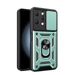 Cover per fotocamera scorrevole Custodia per telefono PC ibrida in TPU, For Xiaomi Redmi 12 4G, For Xiaomi Redmi 12C 4G / 11A 4G