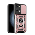 Cover per fotocamera scorrevole Custodia per telefono PC ibrida in TPU, For Xiaomi Redmi 12 4G, For Xiaomi Redmi 12C 4G / 11A 4G