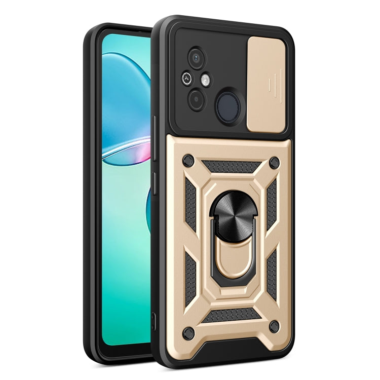 Cover per fotocamera scorrevole Custodia per telefono PC ibrida in TPU, For Xiaomi Redmi 12 4G, For Xiaomi Redmi 12C 4G / 11A 4G