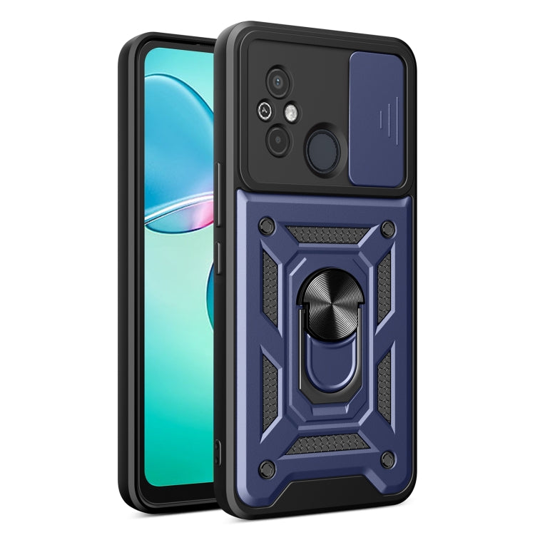 Cover per fotocamera scorrevole Custodia per telefono PC ibrida in TPU, For Xiaomi Redmi 12 4G, For Xiaomi Redmi 12C 4G / 11A 4G