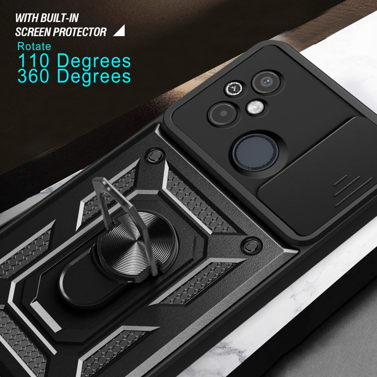 Cover per fotocamera scorrevole Custodia per telefono PC ibrida in TPU, For Xiaomi Redmi 12 4G, For Xiaomi Redmi 12C 4G / 11A 4G