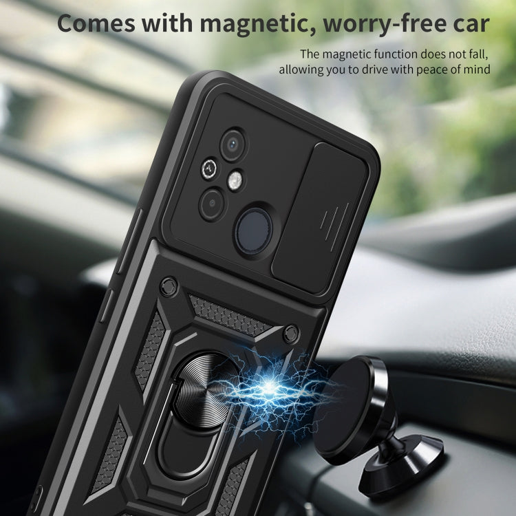 Cover per fotocamera scorrevole Custodia per telefono PC ibrida in TPU, For Xiaomi Redmi 12 4G, For Xiaomi Redmi 12C 4G / 11A 4G