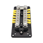 300A 12-48V RV Yacht Modificato a doppia fila 12 vie Terminale M6 Barra collettrice con terminali 12 pezzi, CP-3158, CP-3159