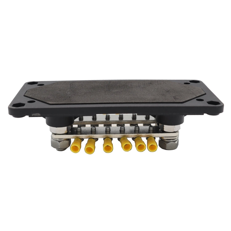 300A 12-48V RV Yacht Modificato a doppia fila 12 vie Terminale M6 Barra collettrice con terminali 12 pezzi, CP-3158, CP-3159
