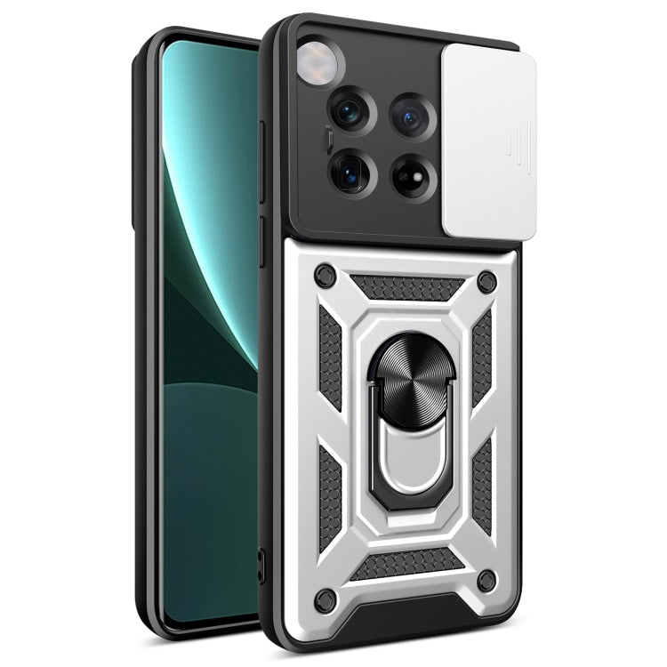 Cover per fotocamera scorrevole Custodia per telefono PC ibrida in TPU, For OnePlus 12R 5G / Ace 3 5G, For OnePlus 12 5G Global, For OnePlus Nord N30 / CE3 Lite
