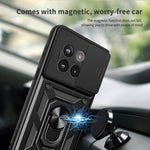 Cover per fotocamera scorrevole Custodia per telefono PC ibrida in TPU, For OnePlus 13R / Ace 5 / Ace 5 Pro 5G, For OnePlus 13, For OnePlus Nord 4