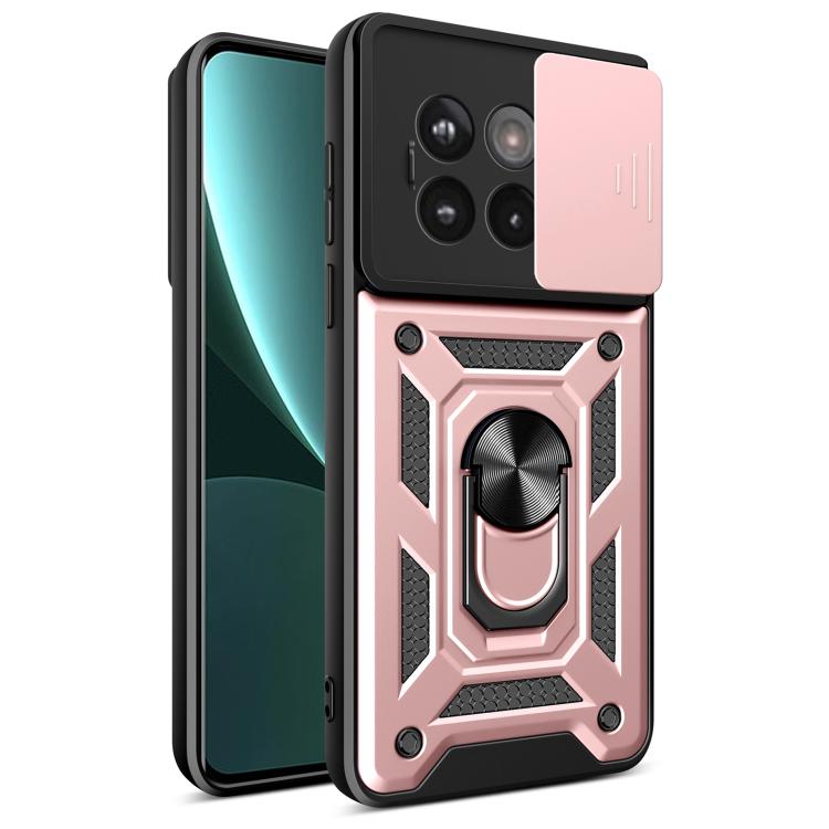 Cover per fotocamera scorrevole Custodia per telefono PC ibrida in TPU, For OnePlus 13R / Ace 5 / Ace 5 Pro 5G, For OnePlus 13, For OnePlus Nord 4