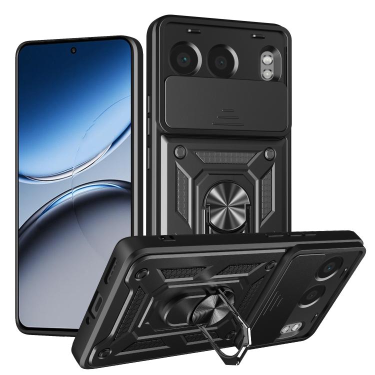 Cover per fotocamera scorrevole Custodia per telefono PC ibrida in TPU, For OnePlus 13R / Ace 5 / Ace 5 Pro 5G, For OnePlus 13, For OnePlus Nord 4