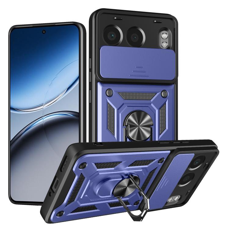 Cover per fotocamera scorrevole Custodia per telefono PC ibrida in TPU, For OnePlus 13R / Ace 5 / Ace 5 Pro 5G, For OnePlus 13, For OnePlus Nord 4