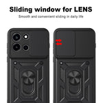 Cover per fotocamera scorrevole Custodia per telefono PC ibrida in TPU, For OnePlus Nord 6 5G, For OnePlus Turbo 6 / Turbo 6V 5G, For OnePlus 15R