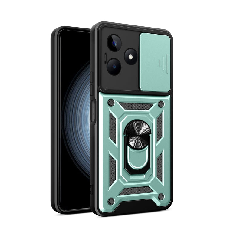Cover per fotocamera scorrevole Custodia per telefono PC ibrida in TPU, For Realme C53 4G / Narzo N53 4G, For Realme 11 Pro 5G / 11 Pro+, For Realme C65 4G