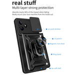 Cover per fotocamera scorrevole Custodia per telefono PC ibrida in TPU, For Realme C53 4G / Narzo N53 4G, For Realme 11 Pro 5G / 11 Pro+, For Realme C65 4G