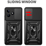 Cover per fotocamera scorrevole Custodia per telefono PC ibrida in TPU, For Realme C53 4G / Narzo N53 4G, For Realme 11 Pro 5G / 11 Pro+, For Realme C65 4G