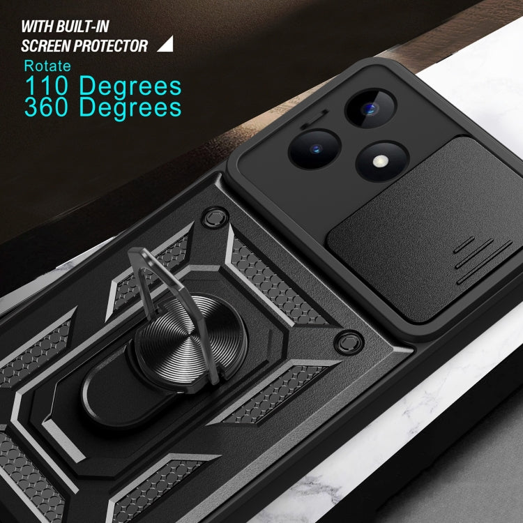 Cover per fotocamera scorrevole Custodia per telefono PC ibrida in TPU, For Realme C53 4G / Narzo N53 4G, For Realme 11 Pro 5G / 11 Pro+, For Realme C65 4G