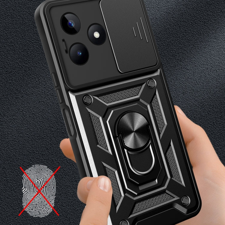 Cover per fotocamera scorrevole Custodia per telefono PC ibrida in TPU, For Realme C53 4G / Narzo N53 4G, For Realme 11 Pro 5G / 11 Pro+, For Realme C65 4G