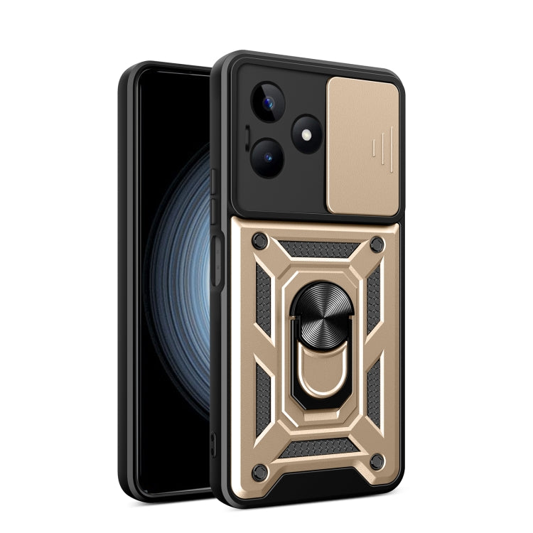 Cover per fotocamera scorrevole Custodia per telefono PC ibrida in TPU, For Realme C53 4G / Narzo N53 4G, For Realme 11 Pro 5G / 11 Pro+, For Realme C65 4G