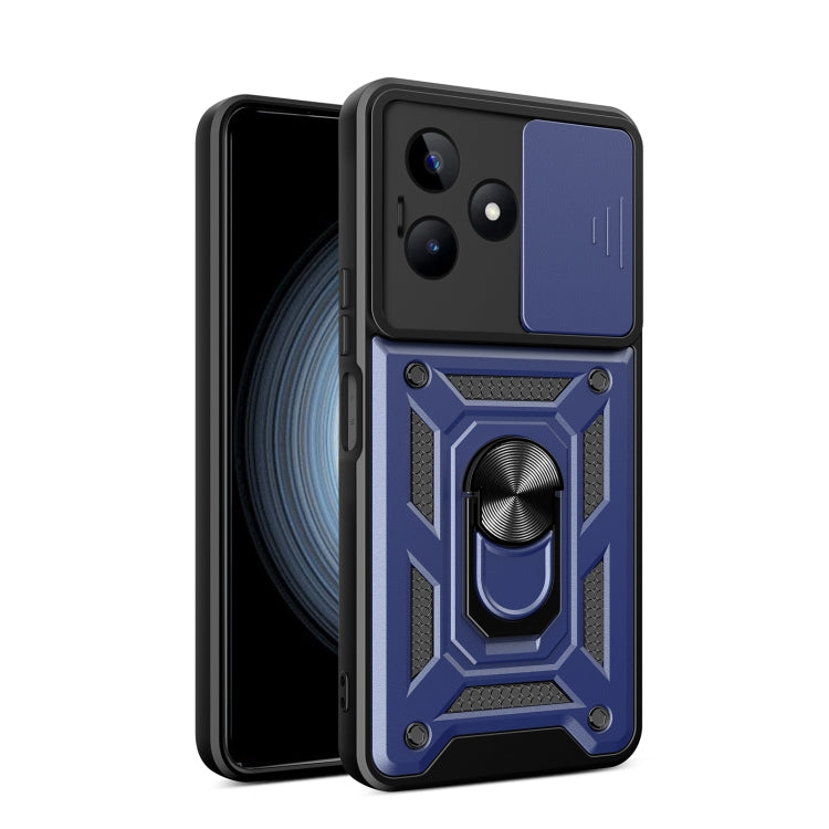 Cover per fotocamera scorrevole Custodia per telefono PC ibrida in TPU, For Realme C53 4G / Narzo N53 4G, For Realme 11 Pro 5G / 11 Pro+, For Realme C65 4G