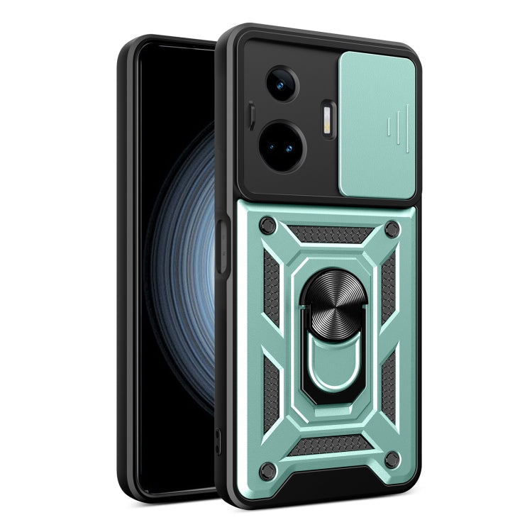 Cover per fotocamera scorrevole Custodia per telefono PC ibrida in TPU, For Realme GT3 5G, For Realme C21Y / C25Y, For Realme C25 / C15
