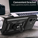 Cover per fotocamera scorrevole Custodia per telefono PC ibrida in TPU, For Realme GT3 5G, For Realme C21Y / C25Y, For Realme C25 / C15