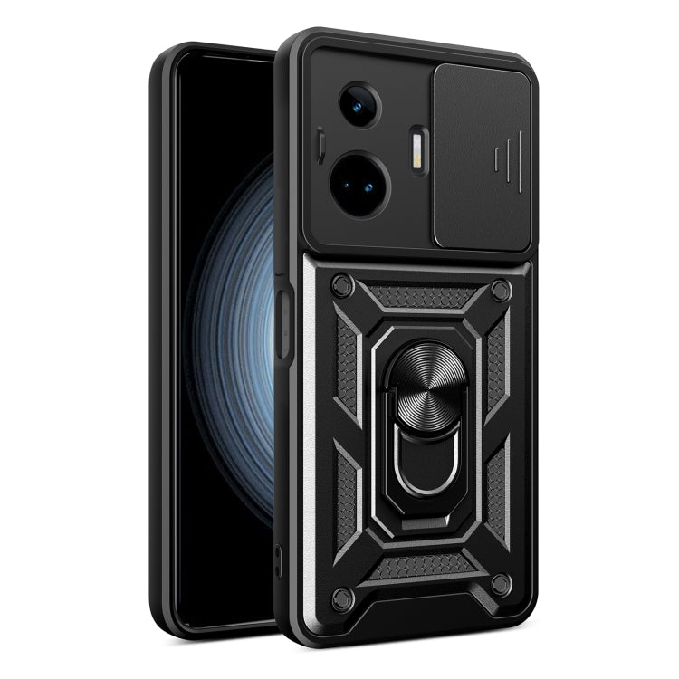 Cover per fotocamera scorrevole Custodia per telefono PC ibrida in TPU, For Realme GT3 5G, For Realme C21Y / C25Y, For Realme C25 / C15