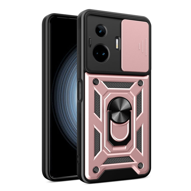 Cover per fotocamera scorrevole Custodia per telefono PC ibrida in TPU, For Realme GT3 5G, For Realme C21Y / C25Y, For Realme C25 / C15