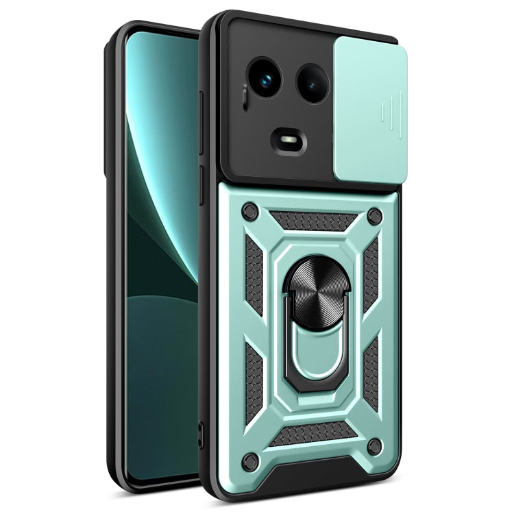 Cover per fotocamera scorrevole Custodia per telefono PC ibrida in TPU, For Realme 12+ 5G Global, For Realme 12 Pro / 12 Pro+ 5G, For Realme Narzo 60x 5G Global