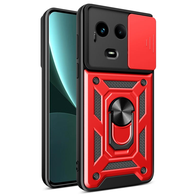 Cover per fotocamera scorrevole Custodia per telefono PC ibrida in TPU, For Realme 12+ 5G Global, For Realme 12 Pro / 12 Pro+ 5G, For Realme Narzo 60x 5G Global