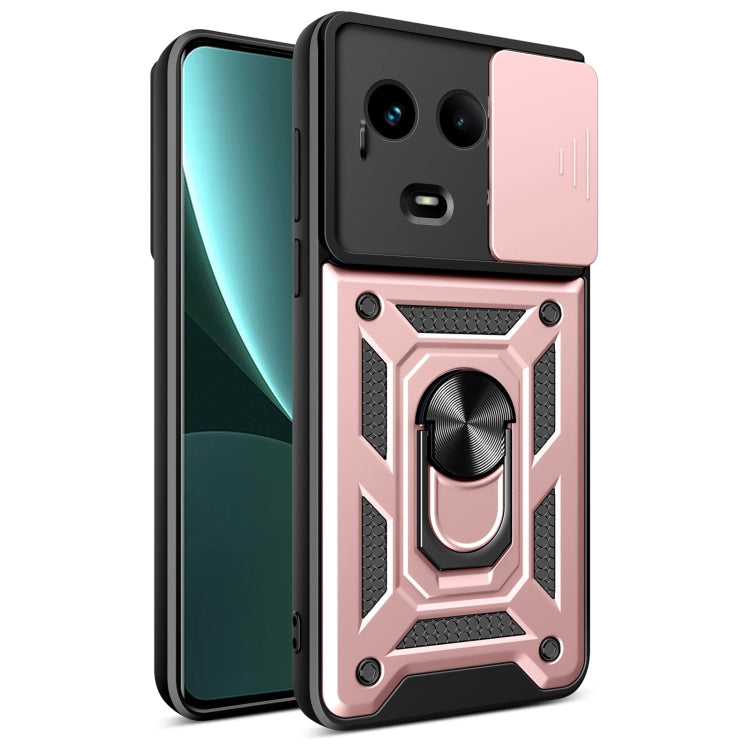 Cover per fotocamera scorrevole Custodia per telefono PC ibrida in TPU, For Realme 12+ 5G Global, For Realme 12 Pro / 12 Pro+ 5G, For Realme Narzo 60x 5G Global