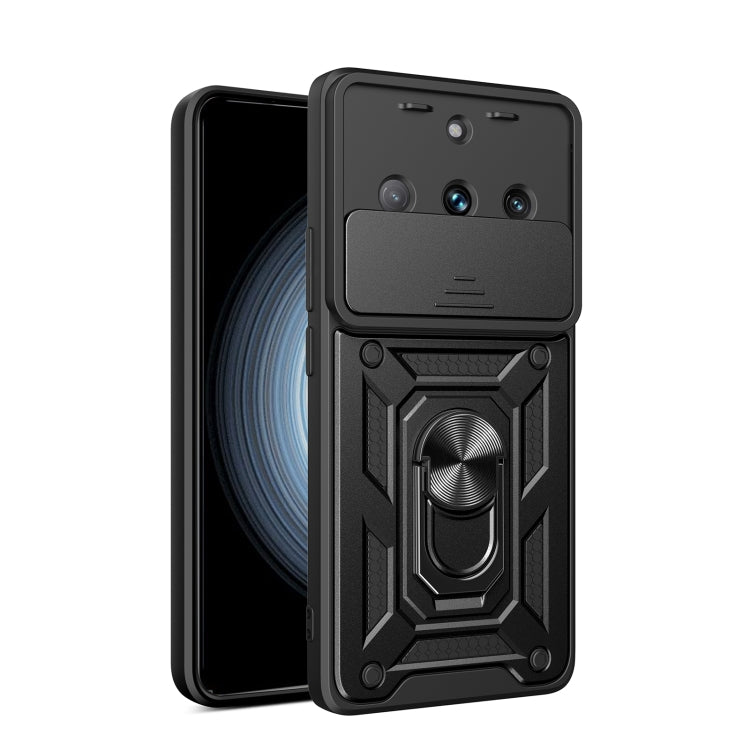 Cover per fotocamera scorrevole Custodia per telefono PC ibrida in TPU, For Realme C53 4G / Narzo N53 4G, For Realme 11 Pro 5G / 11 Pro+, For Realme C65 4G