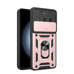 Cover per fotocamera scorrevole Custodia per telefono PC ibrida in TPU, For Realme C53 4G / Narzo N53 4G, For Realme 11 Pro 5G / 11 Pro+, For Realme C65 4G
