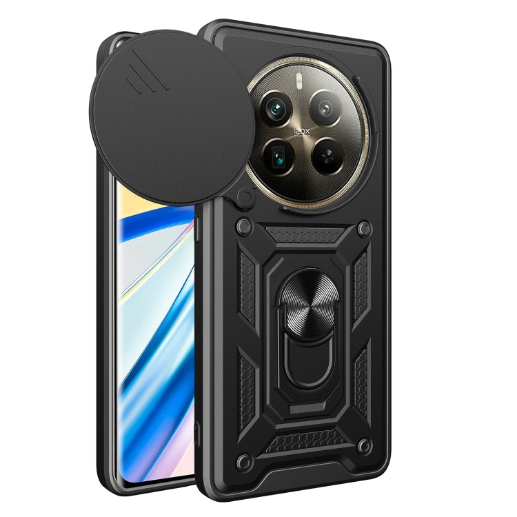 Cover per fotocamera scorrevole Custodia per telefono PC ibrida in TPU, For Realme 12+ 5G Global, For Realme 12 Pro / 12 Pro+ 5G, For Realme Narzo 60x 5G Global