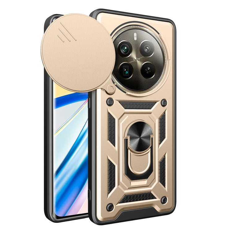Cover per fotocamera scorrevole Custodia per telefono PC ibrida in TPU, For Realme 12+ 5G Global, For Realme 12 Pro / 12 Pro+ 5G, For Realme Narzo 60x 5G Global
