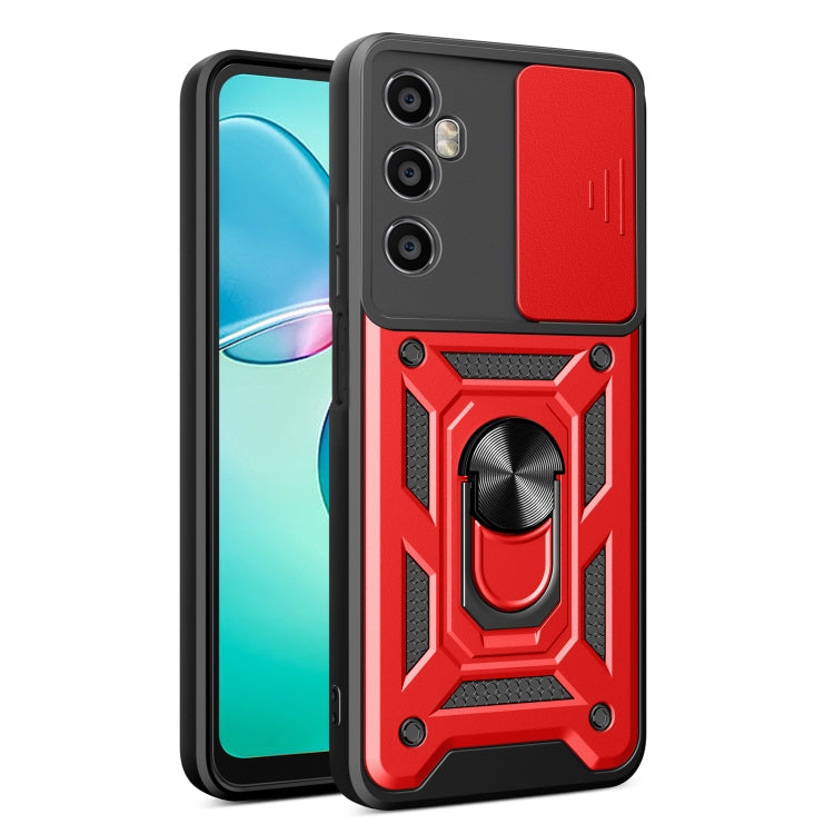 Cover per fotocamera scorrevole Custodia per telefono PC ibrida in TPU, For Realme C53 4G / Narzo N53 4G, For Realme 11 Pro 5G / 11 Pro+, For Realme C65 4G