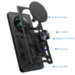 Cover per fotocamera scorrevole Custodia per telefono PC ibrida in TPU, For Realme 12+ 5G Global, For Realme 12 Pro / 12 Pro+ 5G, For Realme Narzo 60x 5G Global