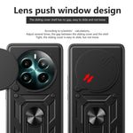 Cover per fotocamera scorrevole Custodia per telefono PC ibrida in TPU, For Realme 12+ 5G Global, For Realme 12 Pro / 12 Pro+ 5G, For Realme Narzo 60x 5G Global