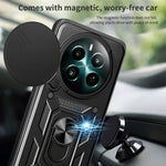 Cover per fotocamera scorrevole Custodia per telefono PC ibrida in TPU, For Realme 12+ 5G Global, For Realme 12 Pro / 12 Pro+ 5G, For Realme Narzo 60x 5G Global