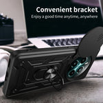 Cover per fotocamera scorrevole Custodia per telefono PC ibrida in TPU, For Realme 12+ 5G Global, For Realme 12 Pro / 12 Pro+ 5G, For Realme Narzo 60x 5G Global