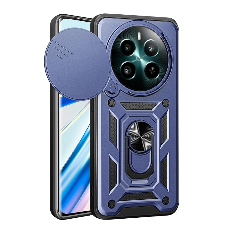Cover per fotocamera scorrevole Custodia per telefono PC ibrida in TPU, For Realme 12+ 5G Global, For Realme 12 Pro / 12 Pro+ 5G, For Realme Narzo 60x 5G Global
