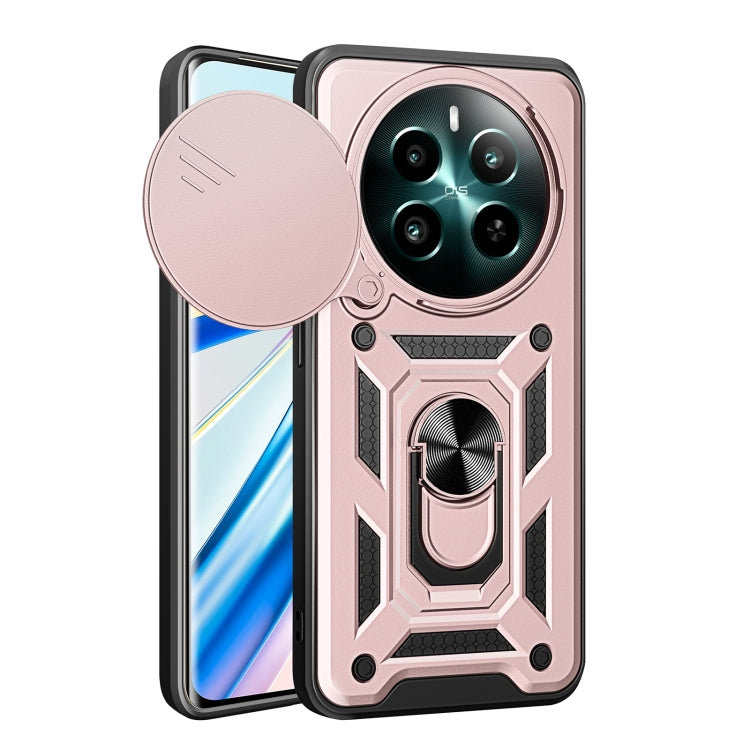 Cover per fotocamera scorrevole Custodia per telefono PC ibrida in TPU, For Realme 12+ 5G Global, For Realme 12 Pro / 12 Pro+ 5G, For Realme Narzo 60x 5G Global